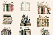 REGENCY BOOK BORDERS CLIPART, a Decorative Illustration by Daring Digies (Thumbnail 3 of 9)