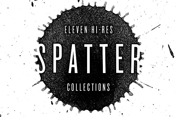 Hi-Res Spatter Set preview 6