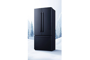 Refrigerator with French Doors, a Technology Photo by Lermont51