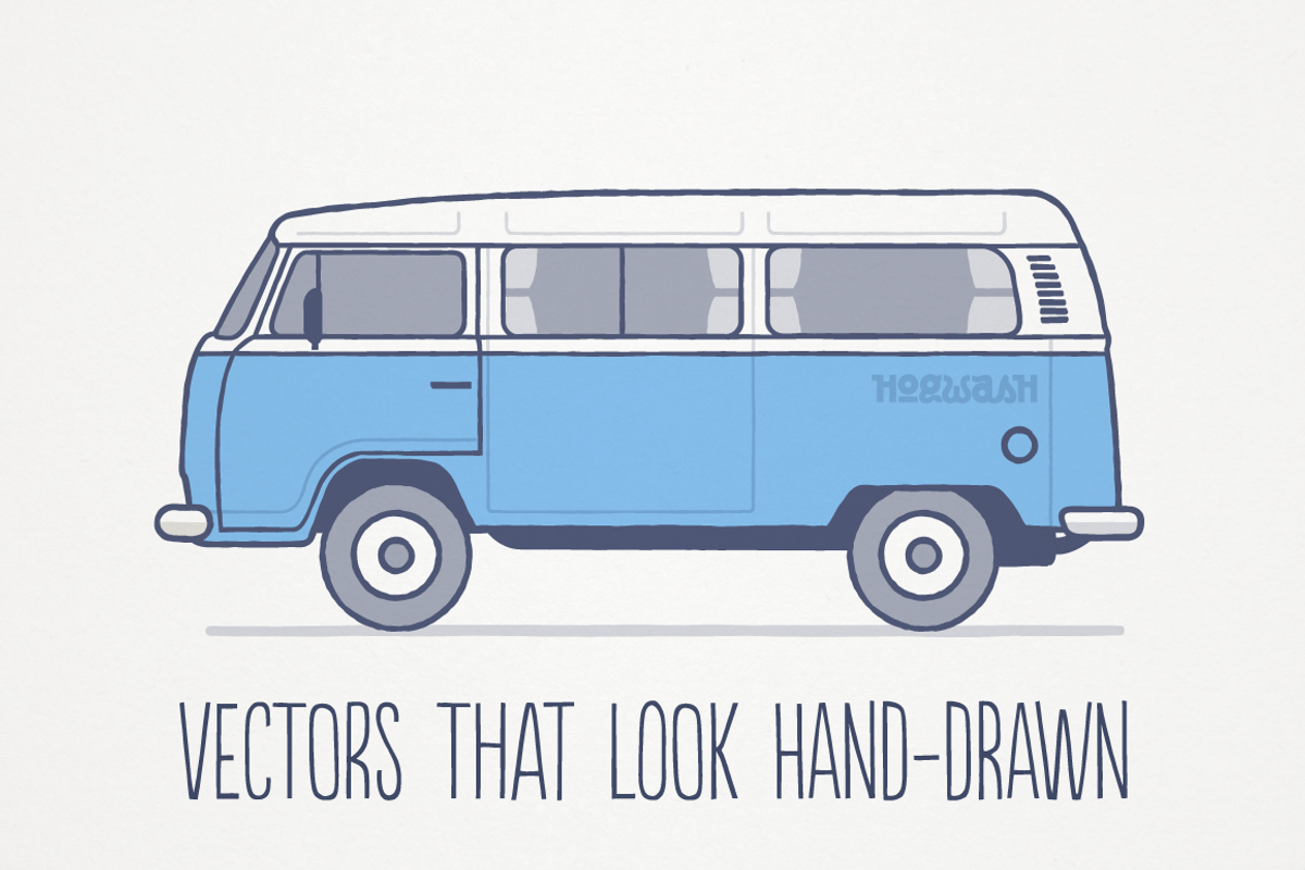 Hand-Drawn Illustrator Brush Set, a Brush Add-On by Hogwash Studio (Photo 3 of 5)