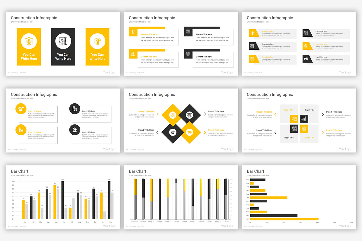 Construction PowerPoint Template, a Presentation Template by SlideOne (Photo 11 of 12)