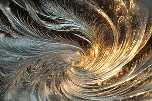 Abstract Ice Swirl Pattern, a Background Photo by Ales Munt
