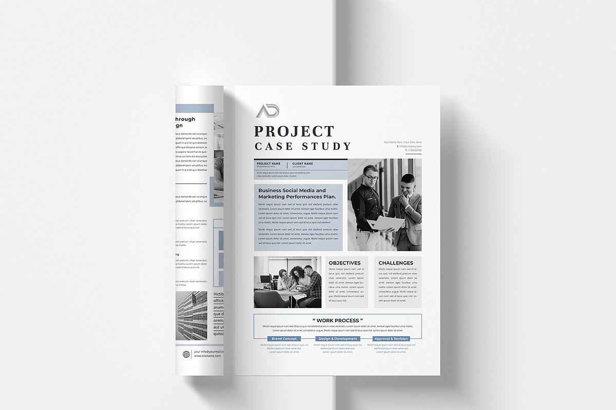 Case Study | MS Word & Indesign, a Flyer Template by design_hut (Photo 2 of 4)