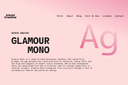 Glamure Mono | Monospace Font Family, a Sans Serif Font by Intuisi Creative (Thumbnail 8 of 8)