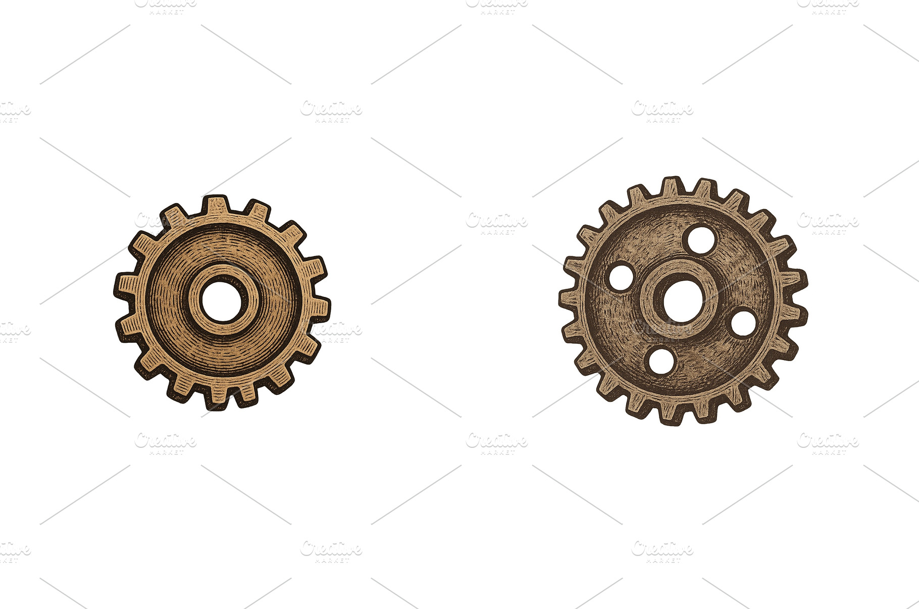 Gears displayed in a close-up view, an Industrial Photo by ZinetroN