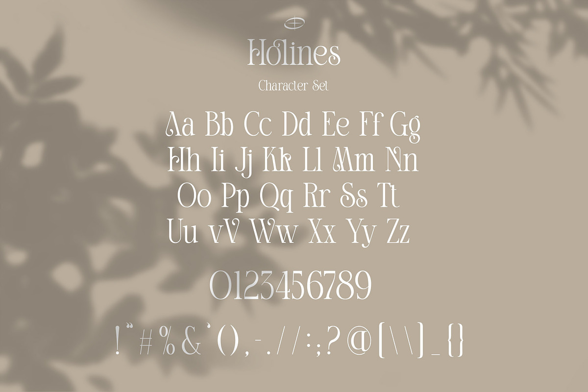 Holines Display Serif Typeface, a Serif Font by Alfinart (Photo 6 of 10)