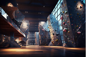 Well-crafted Rock climbing gym, a Sports & Recreation Photo by Ylivdesign