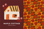 Autumn Blocks Fall Elements Clipart, a Seasonal Illustration by Olia (Thumbnail 20 of 28)