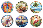 Summer Stained Glass Sublimation, an Illustration by SinaCreation (Thumbnail 4 of 5)