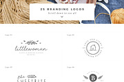25 Delicate Feminine Logos - Vol 2, a Branding & Logo Template by Davide Bassu (Thumbnail 3 of 6)