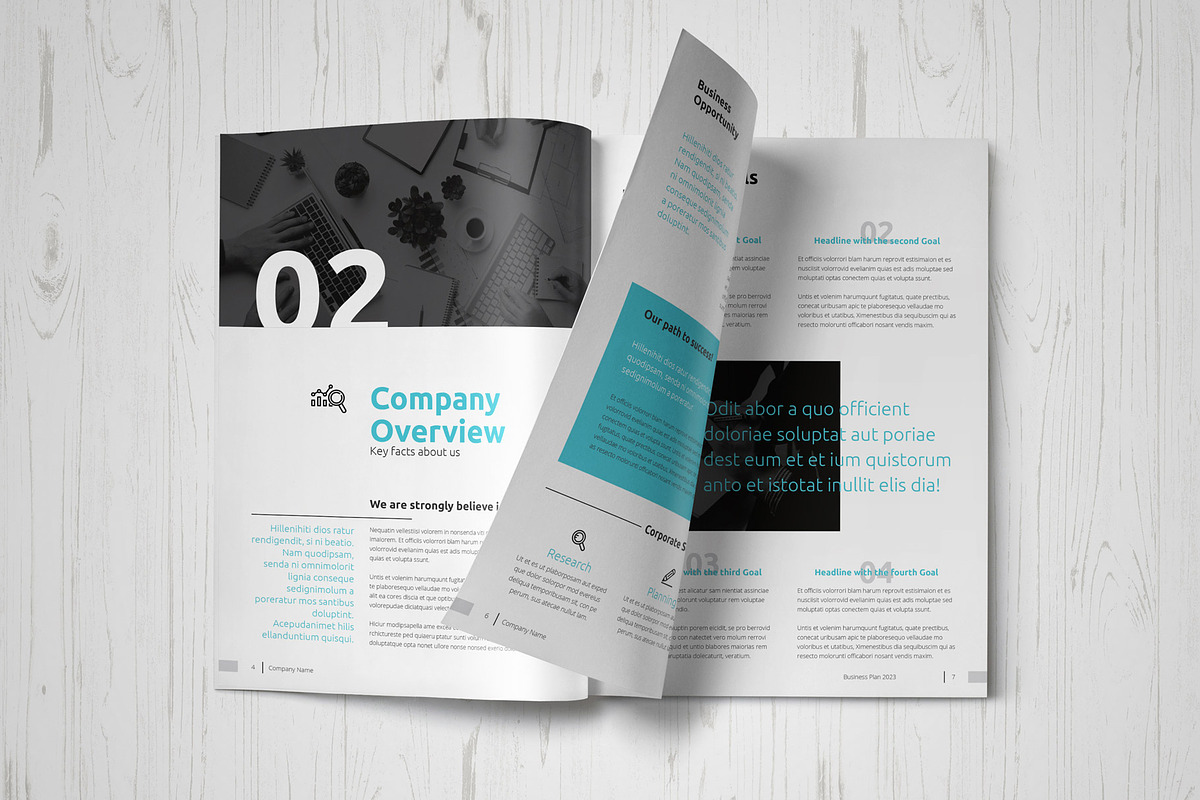 Canva Business Plan, a Marketing Template by Sabin (Photo 2 of 7)