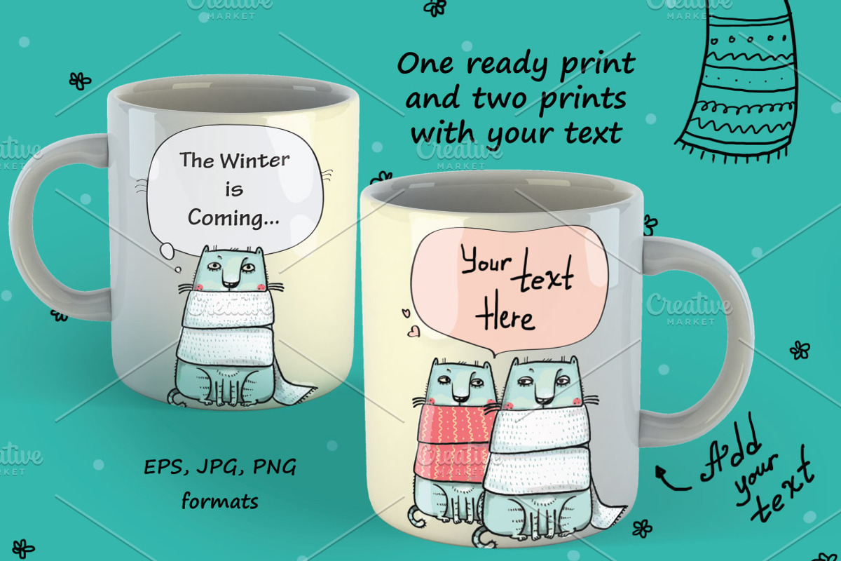 The Siberian Cat patterns, an Animal Illustration by Zooza Art (Photo 9 of 10)