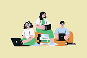 Students and Education Illustration, an Education Illustration by Jump Studio (Thumbnail 6 of 10)