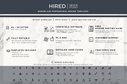 Resume for Engineer. Engineering CV, a Resume Template by HIRED Design Studio (Thumbnail 7 of 11)