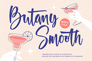 Butany Smooth Modern Brush Font, a Script Font by stylishtype.co (Thumbnail 1 of 20)