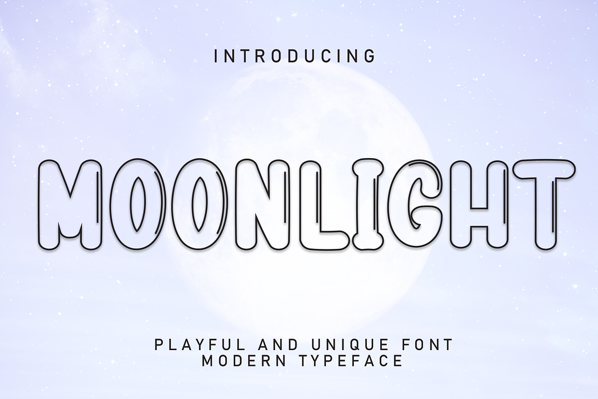 Moonlight | Script Font, a Script Font by Scratchones (Photo 1 of 8)