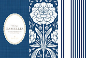 Arts & Crafts Floral Patterns Cobalt, a Pattern Graphic by Eclectic Anthology (Thumbnail 5 of 10)