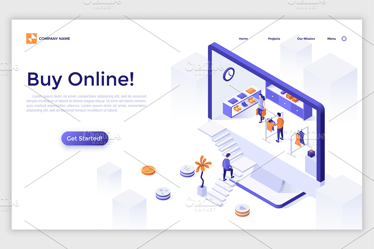 Isometric Solutions Mini. Part 2, a Templates & Theme by Andrew Kras Design (Photo 13 of 21)