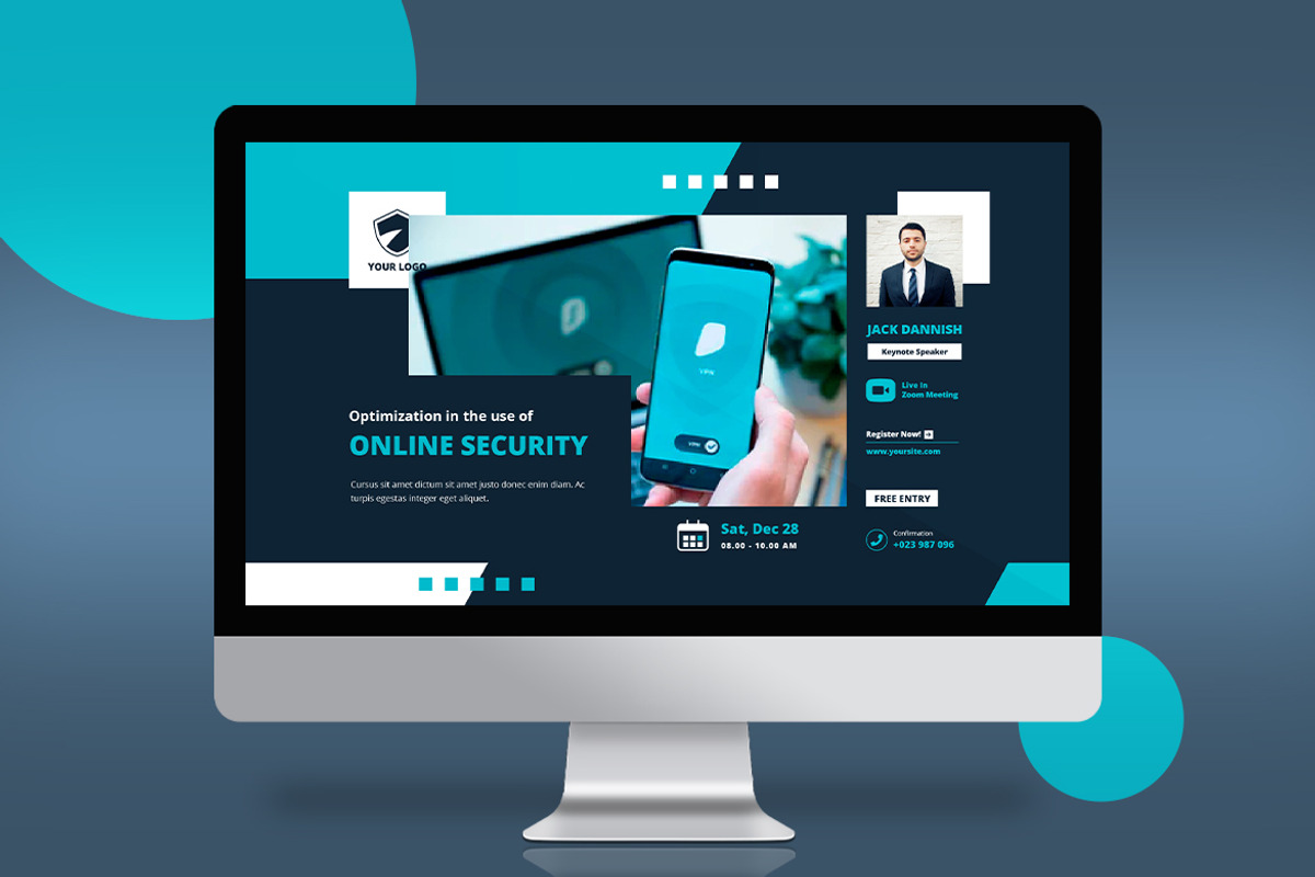 Online Security Digital Poster, a Templates & Theme by Rahardi Creative (Photo 3 of 4)