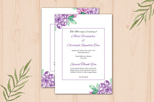 Wedding Fan Program Template