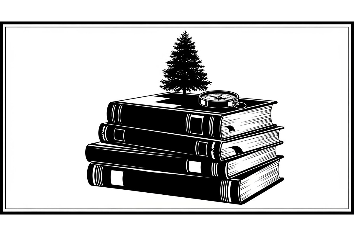 Vintage Book Stack Adventure Bundle, an Illustration by Designs_River (Photo 28 of 31)