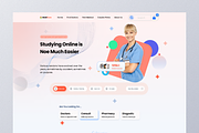 Medical & Clinic Figma Template, a Landing Page Template by DesignsLab (Thumbnail 1 of 3)