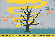 Assemble Your Own Spooky Tree Set, an Object Graphic by Designed by Monkeys (Thumbnail 4 of 5)