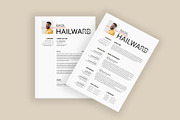 Modern UI/UX Designer Resume & Cover, a Resume Template by PixelStudio (Thumbnail 2 of 4)