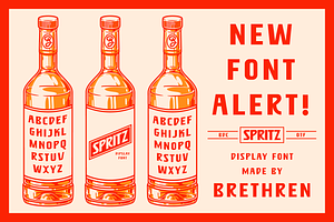 BDC Spritz Display font