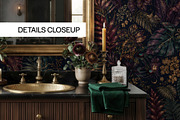 Dark Maximalist Wallpaper Mockup, a Household Mockup by 1001 mockups (Thumbnail 5 of 10)