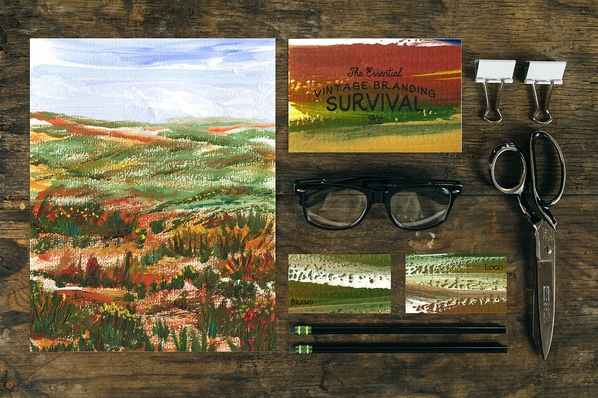 All Seasons Bundle. Landscapes, a Seasonal Illustration by Ann Bright (Photo 8 of 16)