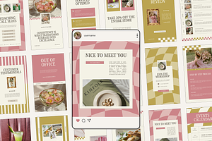 Modern Instagram Stories Posts Canva, a Social Media Template by Branding Babe Co.
