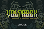 Voltrock - E-Sport Font, a Font by Brightone (Thumbnail 1 of 7)