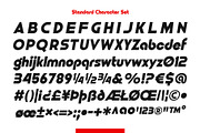 Mongule - Geometric Futuristic, a Sans Serif Font by Arterfak Project (Thumbnail 10 of 13)