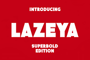 Lazeya - Bold Font, a Sans Serif Font by Monoletter Studio (Thumbnail 1 of 4)