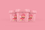 Ice Cream Jar Packaging Mockup, a Cups & Container Mockup by Toasin Studio (Thumbnail 5 of 8)