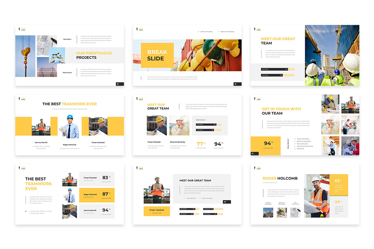 Constructa Construction GoogleSlides, a Presentation Template by Design Persona (Photo 4 of 5)