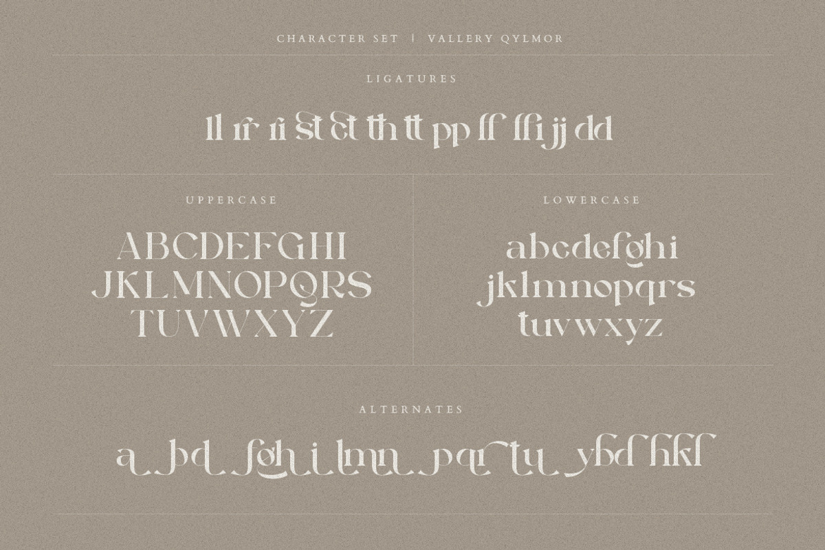 Vallery Qylmor Modern Business Font, a Sans Serif Font by Creatype Studio (Photo 9 of 9)