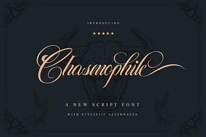 Chasmophile Decorative Script