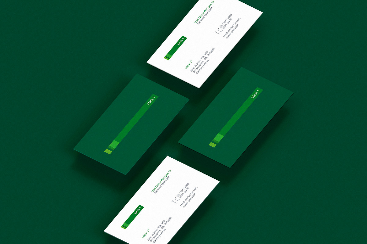 Business cards template: Mark 1, a Business Card Template by Srg® (Photo 3 of 4)
