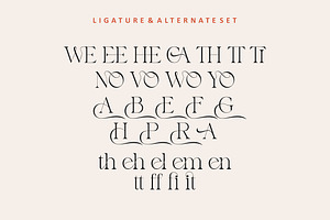 Notica Serif Font Elegant Font