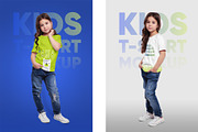 Mixed Kids T-Shirt PSD Mockups Vol6, a Shirt Mockup by Hi, Mock-Up! (Thumbnail 10 of 15)