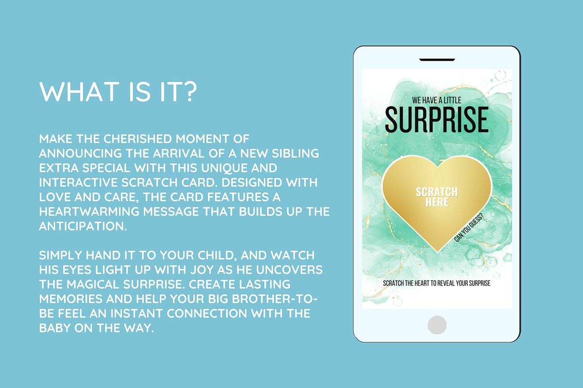 Big Brother Reveal Scratch Card, a Marketing Template by SunshineStudioBoutique (Photo 3 of 7)