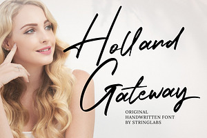 Holland Gateway - Handwritten Font