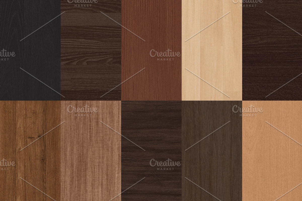 Seamless Wood Textures Bundle preview 4