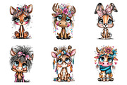 Whimsical Western Kids Clipart PNG, an Illustration by SinaCreation (Thumbnail 3 of 7)