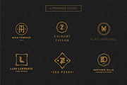 Monogram logo set, a Branding & Logo Template by Anchors_and_Curves (Thumbnail 3 of 5)
