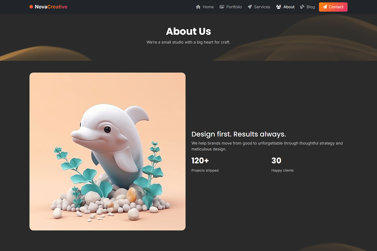 Nova Creative Agency HTML5 preview 2