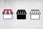 Shop Icons Set, an Outline Icon by Artonix (Thumbnail 2 of 2)