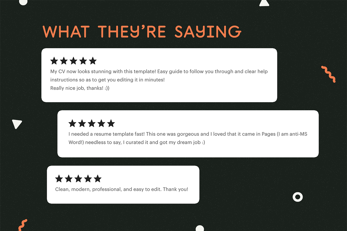 2 Page Resume Template / CV Template, a Resume Template by More Profesh (Photo 7 of 9)
